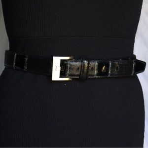 Black Leather Belt